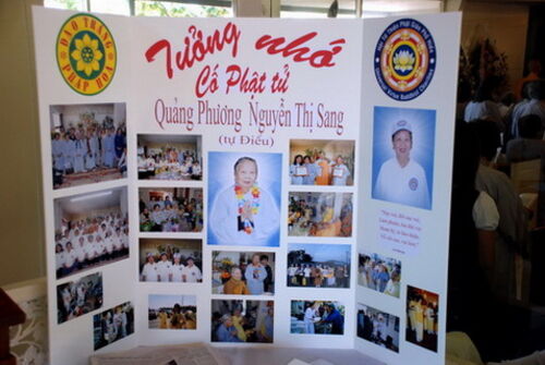 Chương trình từ thiện hồi hướng hương linh cố Phật tử Quảng Phương Nguyễn Thị Sang tại Quảng Nam, do Sư cô Thích Nữ Hoa Tâm và thiện nguyện viên của Hội tại Đà Nẵng thực hiện