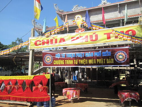 Lễ Phật đản tại chùa Phú Thọ, Quảng Nam